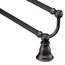 Kingsley Wrought Iron 24" Double Towel Bar, YB5422WR