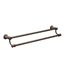 Belfield Oil Rubbed Bronze 24" Double Towel Bar, YB6422ORB