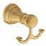 Weymouth Brushed Gold Double Robe Hook, YB8403BG