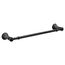 Weymouth Matte Black 18" Towel Bar, YB8418BL