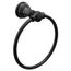 Weymouth Matte Black Towel Ring, YB8486BL