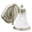 Waterhill Brushed Nickel 1 Globe Bath Light, YB9861BN