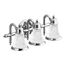 Waterhill Chrome 3 Globe Bath Light, YB9863CH