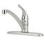 Chateau Single Handle Low Arc Kitchen Faucet (Chrome)