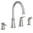 Whitmore Spot Resist Single Handle High Arc Kitchen Faucet (Stainless Steel), 87044SRS