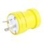 Woodhead 20A 125V Single Outlet Adapter (NEMA L5-20P to NEMA 5-15R), 1740