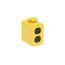 Woodhead 15A 120V Dual Sided Duplex Outlet Box w/ 2 Receptacles, Standard Depth, Double C-Clamp, NEMA 5-15, 3000-1