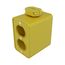 Woodhead Dual Sided 2-Receptacle Box w/ Duplex Plates, Standard Depth, C-Clamp, 3000