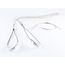 Woodhead 0.50-0.61" Double Eye, Single Weave, Split Lace, Tinned Bronze, Support Grip, 35135