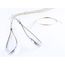Woodhead 0.62-0.74" Double Eye, Single Weave, Split Lace, Tinned Bronze, Support Grip, 35136