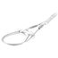 Woodhead 0.82-1.00" Locking Bale/Universal Eye, Single Weave, Closed Mesh, Galvanized Steel, Support Grip, 36591