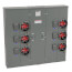 Meter-Pak 6 Gang Overhead/Underground Ringless Horn By-Pass, 5 Jaw Meter Socket, 240V (200A)