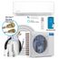 DIY 5th Gen 24,000 BTU, R-454B, 22.7 SEER2 Energy Star Ductless Mini-Split AC & Heat Pump w/ 25ft Install Kit, Package (208-230V)