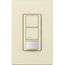 Maestro Partial-On Dual Circuit Motion Sensor Switch, 6A Light, 120-277V, 1 Pole, Ground or Almond