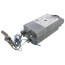 Two Position Damper Actuator w/ Spring Return and aux. switches for Fire and Smoke Applications (175 lb-in)