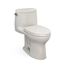 MS604124CEFG#12 Ultramax II 1-Piece Elongated 1.28 GPF Universal Height Toilet w/ CEFIONTECT & SS124 Softclose Seat, Washlet+ Ready (Sedona Beige)