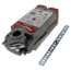 Two Position Damper Actuator w/ Spring Return and aux. switches for HVAC (88 lb-in)