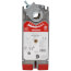 Two Position Damper Actuator w/ Spring Return and aux. switch for HVAC (175 lb-in)