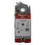 Two Position Damper Actuator w/ Spring Return and aux. switches for HVAC, 24v (88 lb-in)