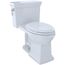 Promenade II 1.28 GPF One-Piece Elongated Toilet w/ CEFIONTECT Ceramic Glaze, SoftClose Seat, & Tornado Flush (Cotton White)