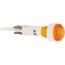 12V Amber Round Lens Indicating Light w/ Blade Terminals, 114877