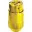 15A 125V NEMA 5-15R Heavy-Duty Straight Connector, Yellow, 5269BY