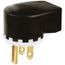 15A 125V NEMA 5-15P Heavy-Duty 12-Position Angle Plug, Black, 5295