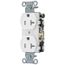 20A 125V NEMA 5-20R Commercial-Grade Duplex Receptacle, White, CRS20W