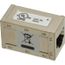 Tripp-Lite Cat5e Shielded Straight-Through RJ45 Female Coupler, Silver, N032-001