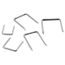 1-7/16" Leg x 1-1/16" Wide Gray Square Cable Staples (100 Pack), GSE-410