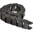 Series 06, 20mm Inner Width, 28mm Bend Radius, 1 ft Fixed-Open Cable Carrier, 06-20-028-0 1'