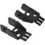 1.42" W x 0.94" H Steel Zipper Cable Carrier Mounting Brackets (Set of 2), 102-12PZB