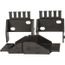 2.4" W x 0.94" H Steel Zipper Cable Carrier Mounting Brackets (Set of 2), 104-12PZB