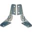 1.97" High Steel Open Cable Carrier Mounting Bracket Set, 44215/44210