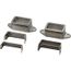 2.17" W x 1.38" H Stainless Steel Tube Carrier Brackets (Set of 2), 66360 SET