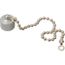 Micro-Change 1/2"-20 Internal-Thread Closure Cap w/ Chain, 70010