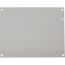 6-7/8" x 8-7/8" Powder-Coated Electrical Enclosure Junction Box Panel, A10P8