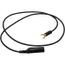 36" Black Insulated Alligator Clip to Spade Lug Patch Cord, 1960-36-0