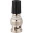 Black BNC Female to Single Binding Post Adapter, 3430-0