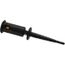 Black SMD Grabber Test Clip w/ 0.025" Square Pin, 5243-0