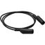 36" Black Alligator Clip-to-Clip Patch Cord, AL-B-36-0