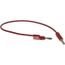 12" Red Stacking Banana Plug Patch Cord, B-12-2
