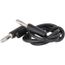 24" Black Stacking Banana Plug Patch Cord, B-24-0