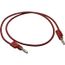 24" Red Stacking Banana Plug Patch Cord, B-24-2