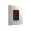 iTempo Steam Shower Control and Aroma Designer SteamHead in Square Polished Nickel