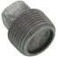 3/4" Steel Merchant Black Square Head Plug