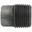 3/8" Steel Merchant Black Square Head Plug