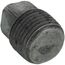 3/8" Steel Merchant Black Square Head Plug