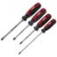 4 Piece Cushion Grip Screwdriver Set (Made in USA)