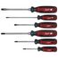 6 Piece Cushion Grip Screwdriver Set (Made in USA)